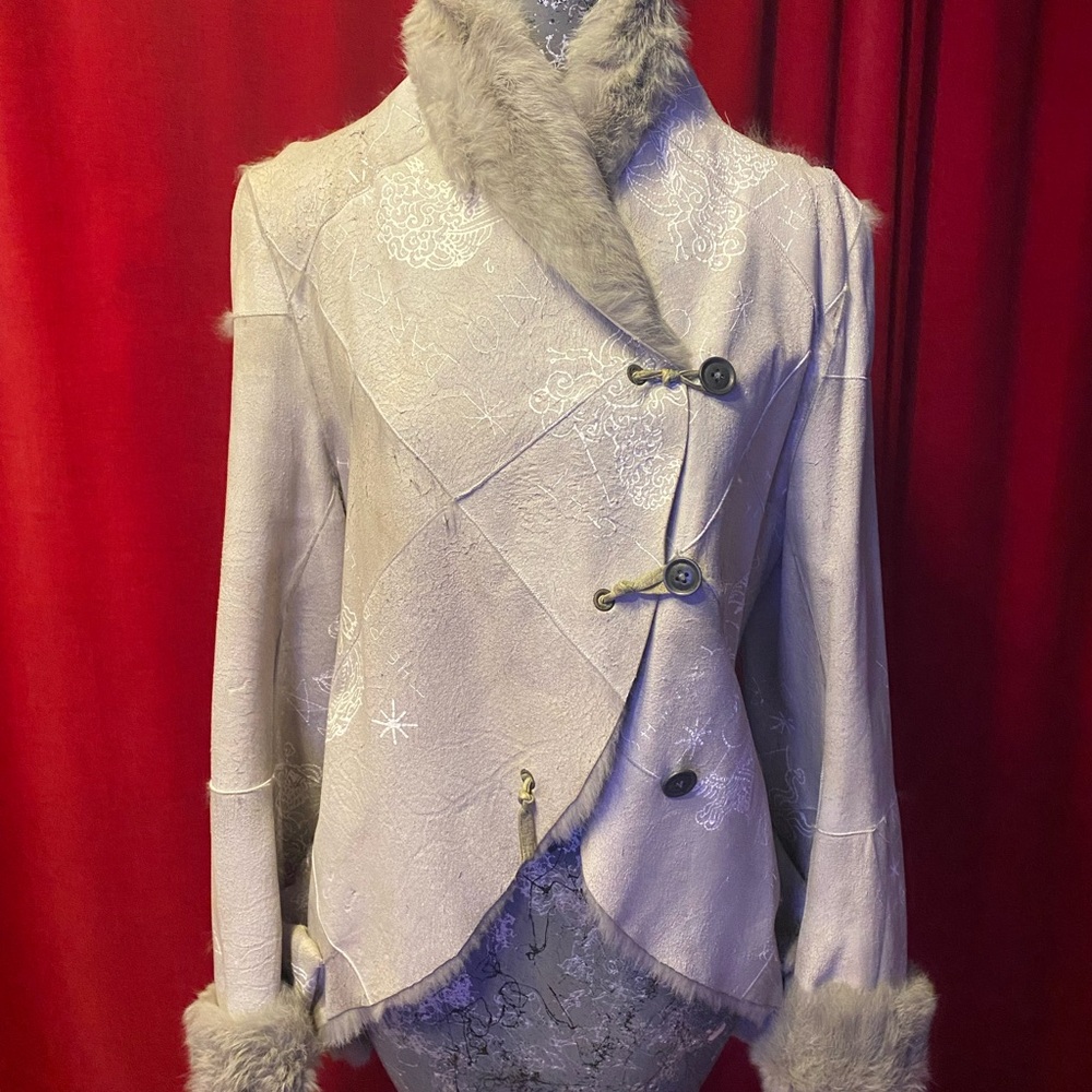 The People of the Labyrinth fur leather jacket